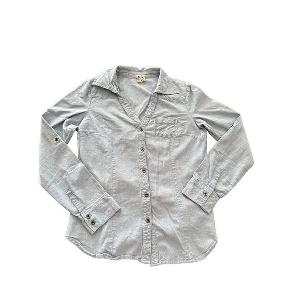 Girl Krazy kids chambray Long sleeve shirt size S - Picture 1 of 9